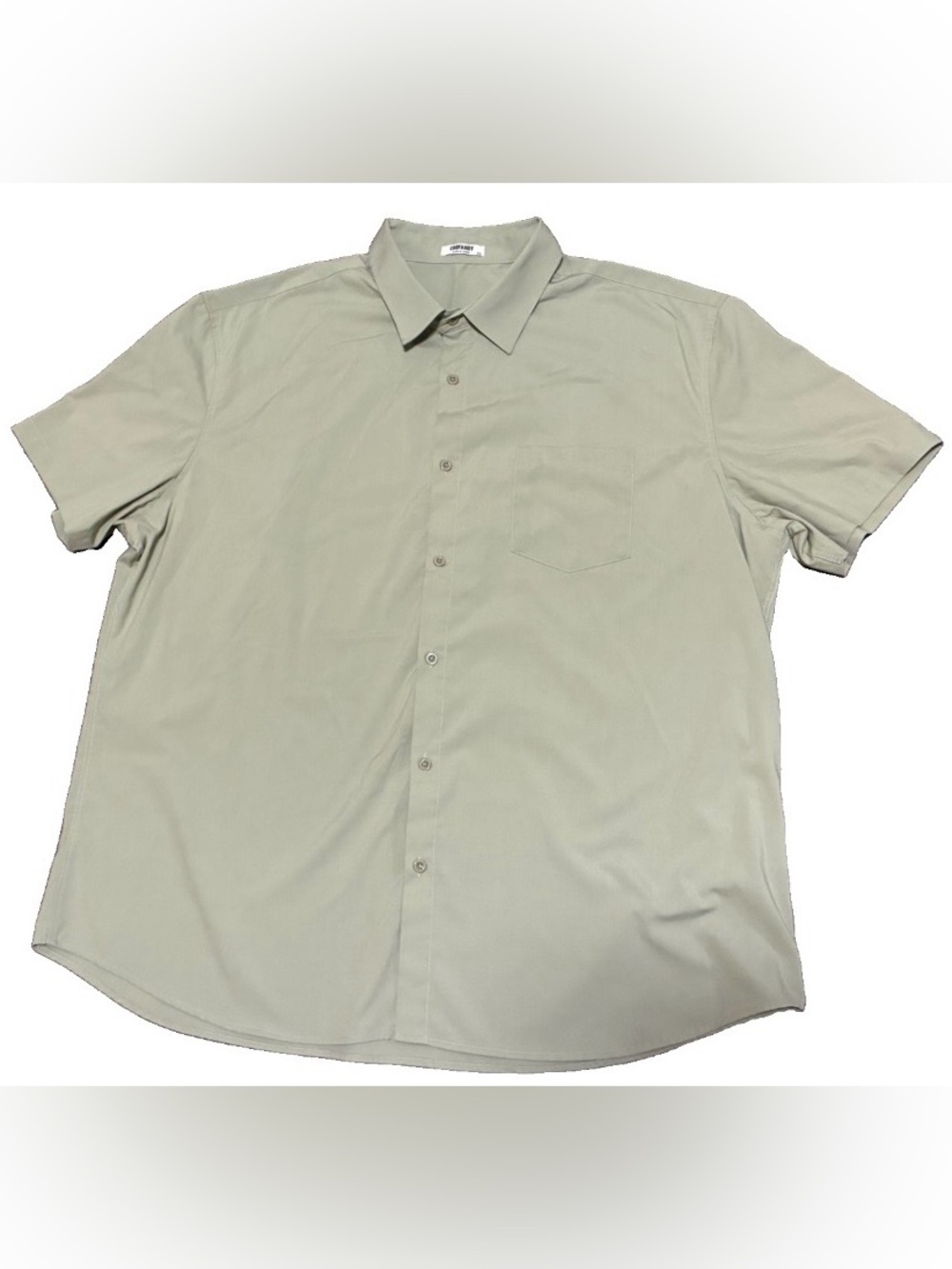 Men's Short-Sleeve Button-Up Shirt - Sage Green